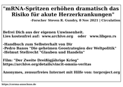 Deutscher Freiheitskampf mRNA Spritzen Herzerkrankung