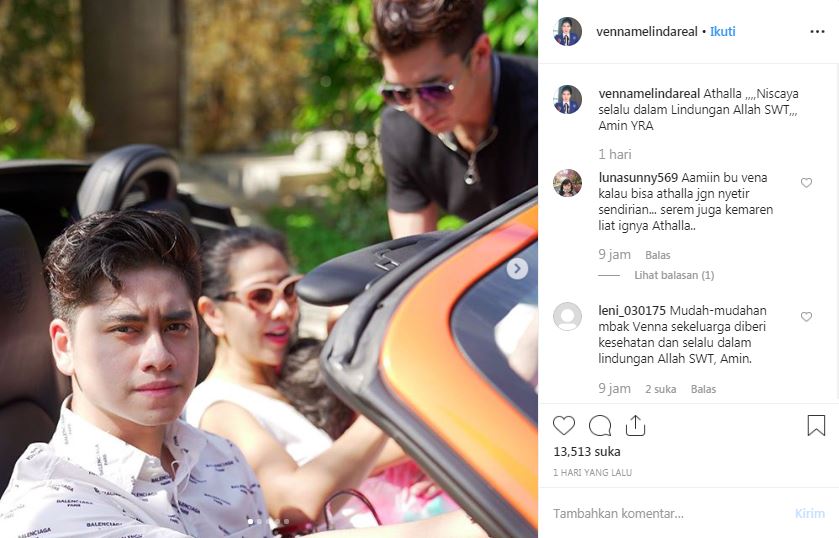 Doa Venna Melinda untuk sang putra yang baru saja menjadi korban kejahatan 