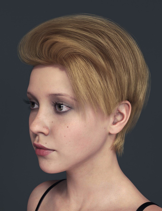 Qu Hair for Genesis 8 Female(s)