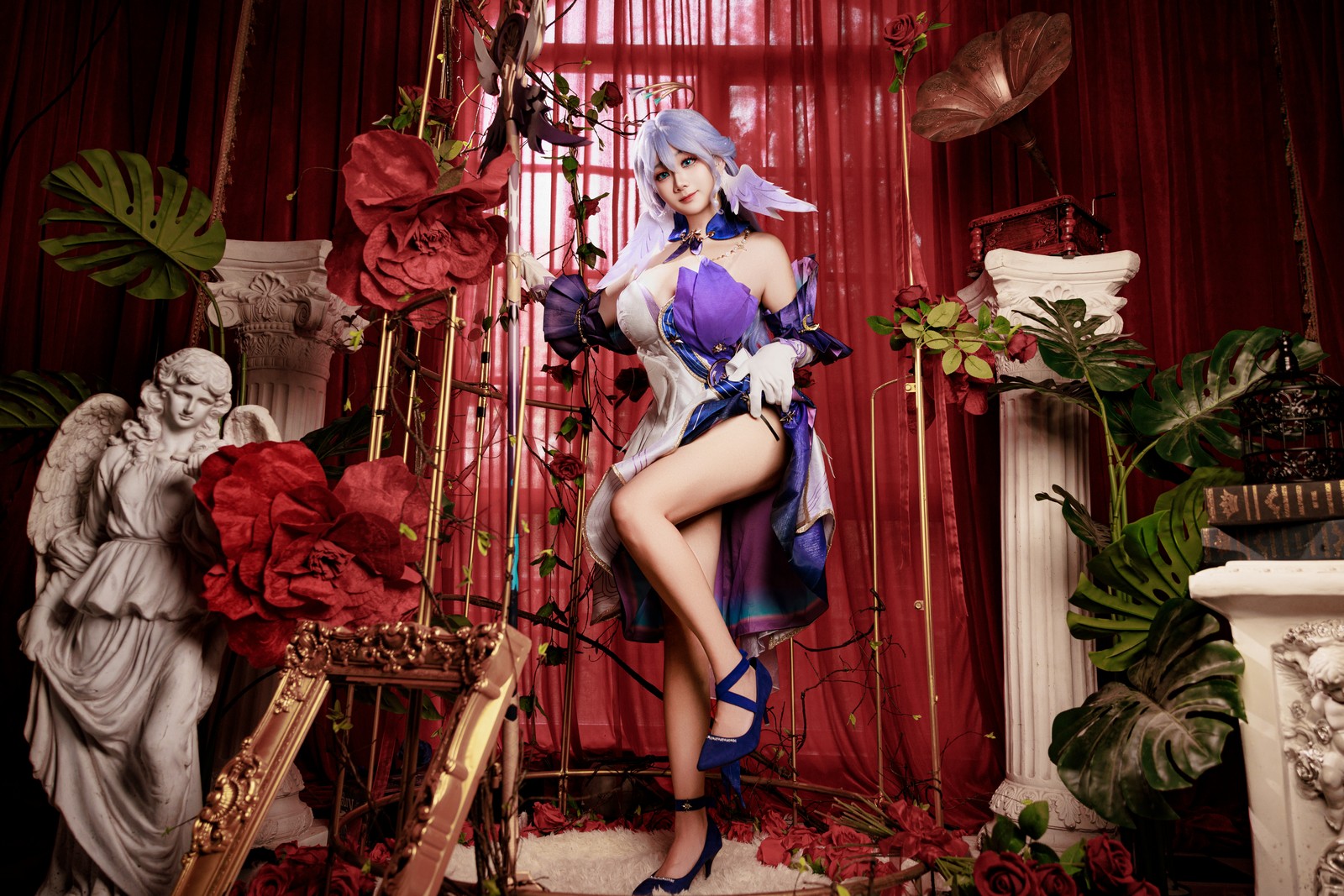 阿雪雪写真崩坏星穹铁道·知更鸟Cosplay图集（90P+1V / 1.04G）高清写真插图2