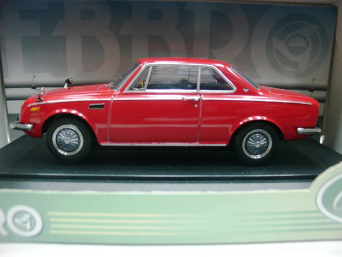 WOW EXTREMELY RARE Toyota Corona RT55 1600GT RHD 1967 Red 1:43