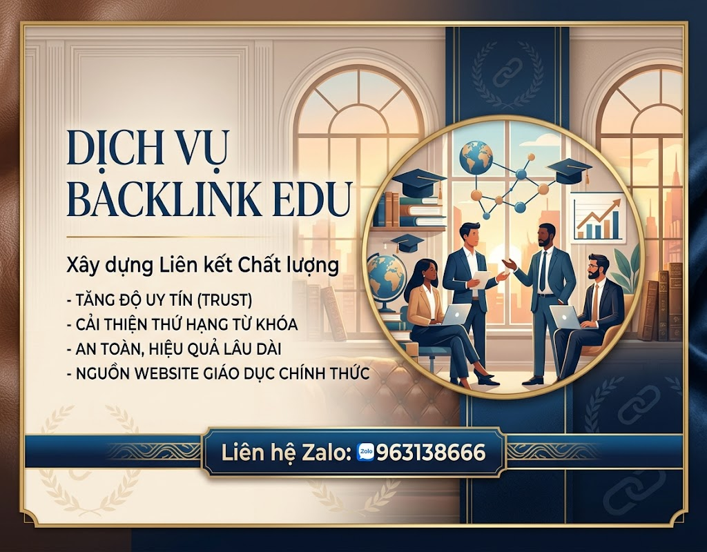 backlink edu việt nam giá cạnh tranh
