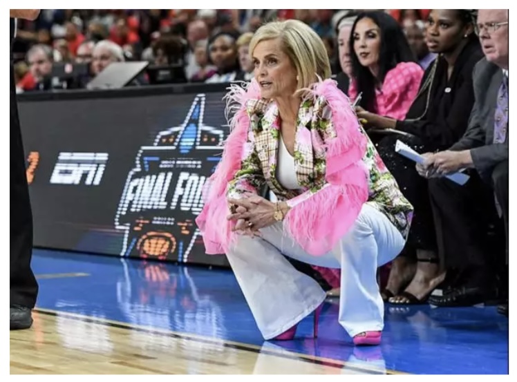 Are Kim Mulkey‘s outfits going to get more gaudy as they progress ...