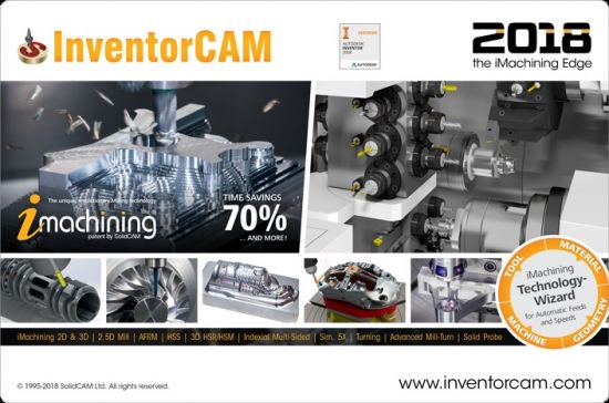 InventorCAM 2018 SP2 HF8 for Autodesk Inventor [x64] 2019