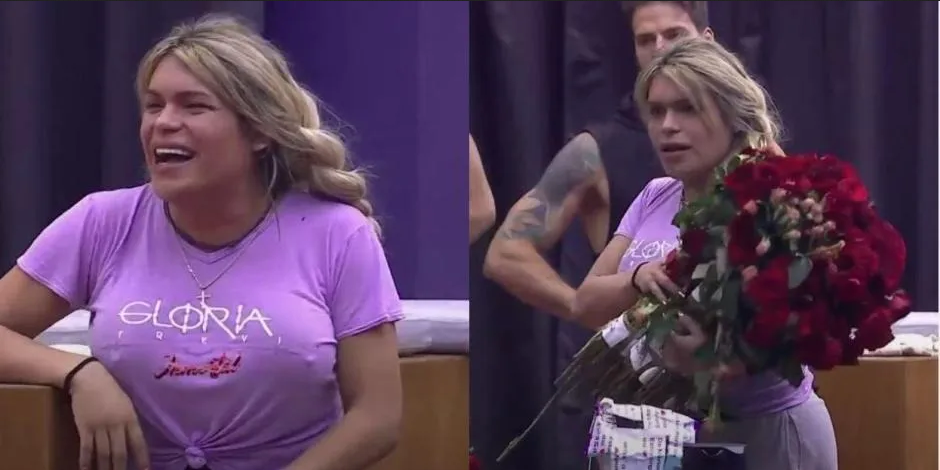 LCDLFMX: Wendy Guevara recibe flores y comida desde un helicóptero