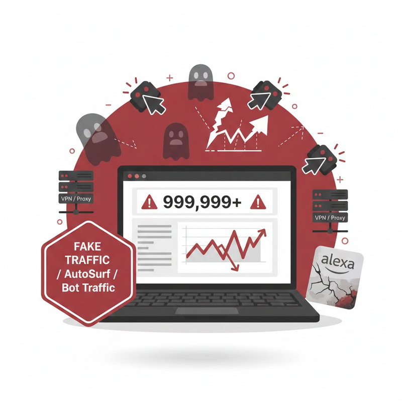 AutoSurf, AutoHits và Boost Traffic tạo truy cập ảo, chỉ tăng Alexa Rank nhưng gây hại SEO, dễ bị Google phạt và tụt thứ hạng tìm kiếm.