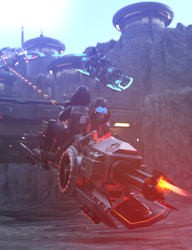 Utopian Hoverbike – 2 Way Venom