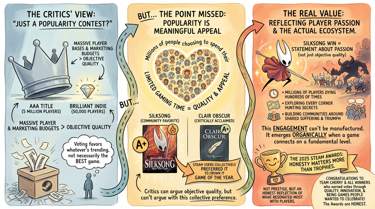 Gaming award trophy representing video game accolades and recognition