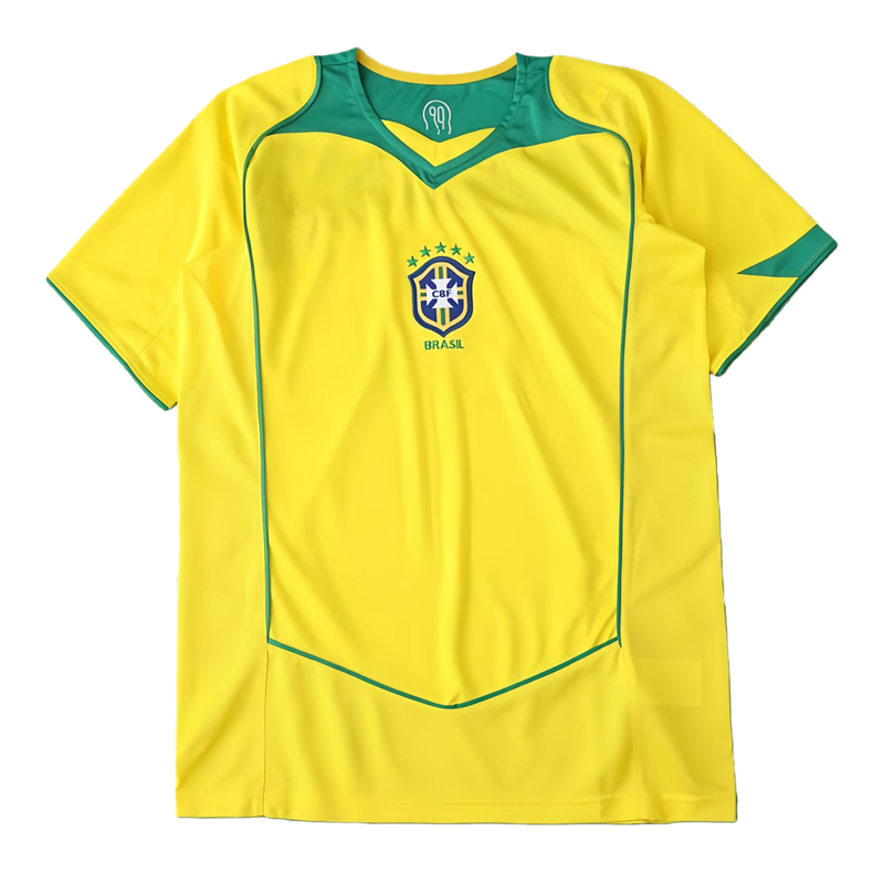 2004 season Brazil home retro Fan version