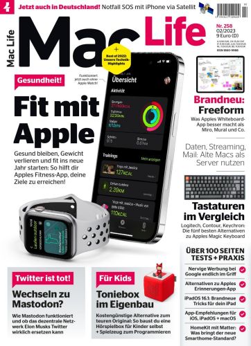 Cover: Mac Life Magazin Februar No 02 2023