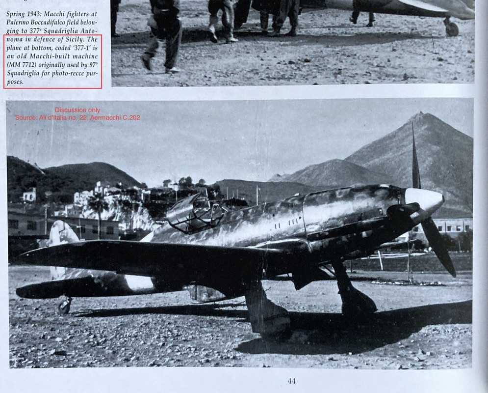 Recce Macchis, C.200 and C.202 - Page 2 - Aircraft WWII