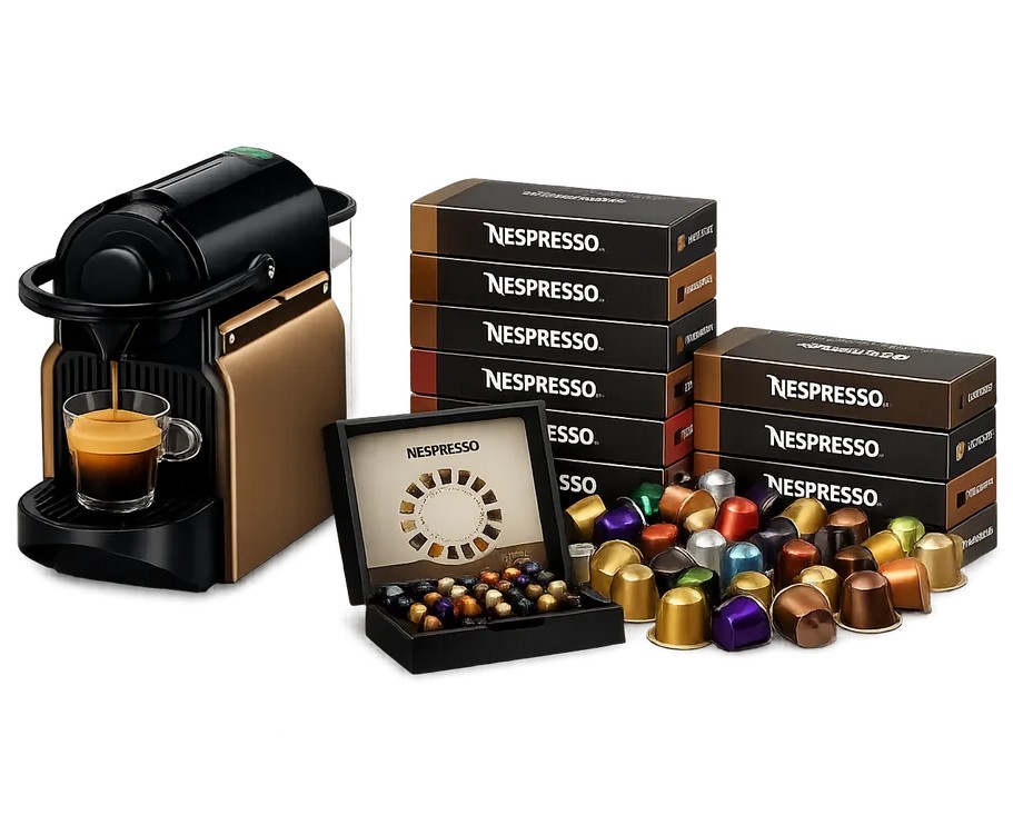 CH Nespresso INISSIA mit 100 Kapseln