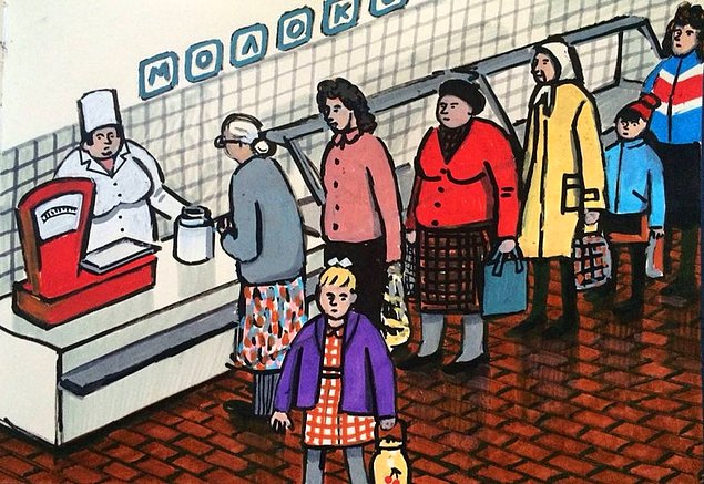 Эти 34 рисунка о детстве в СССР от советской девочки словно поворачивают время вспять