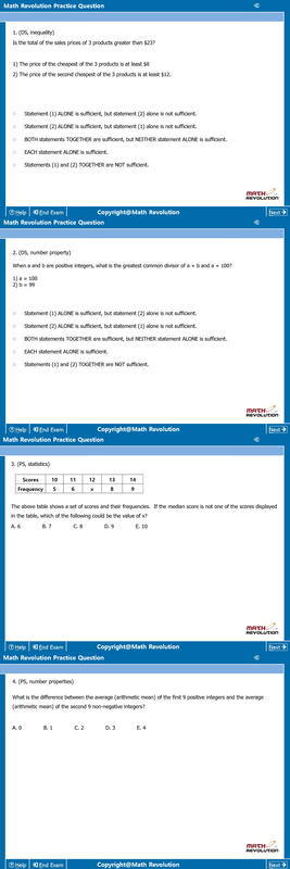 Math Revolution Questions