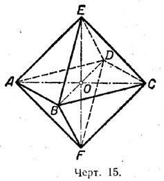 Центр октаэдра. Октаэдр. Элементы правильного октаэдра. Октаэдр с обозначениями. Центр симметрии правильного октаэдра.
