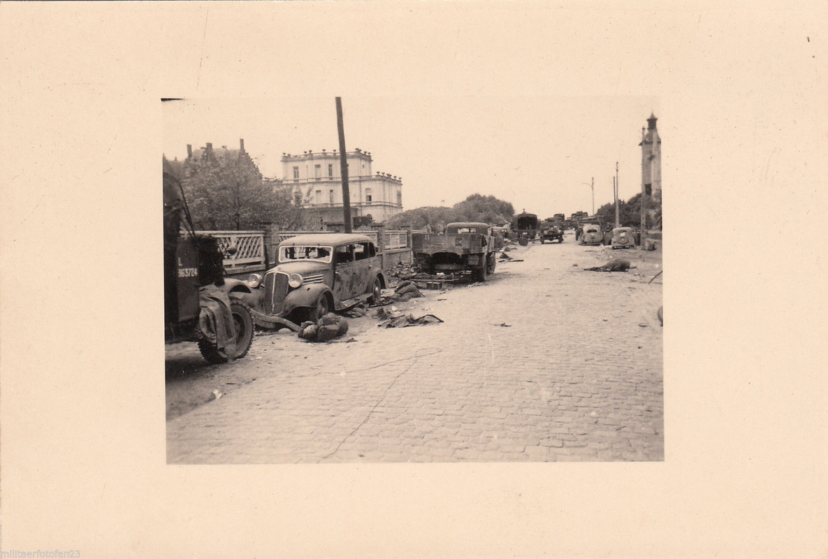 Wehrmacht in La Panne zerstörter englische Krieg