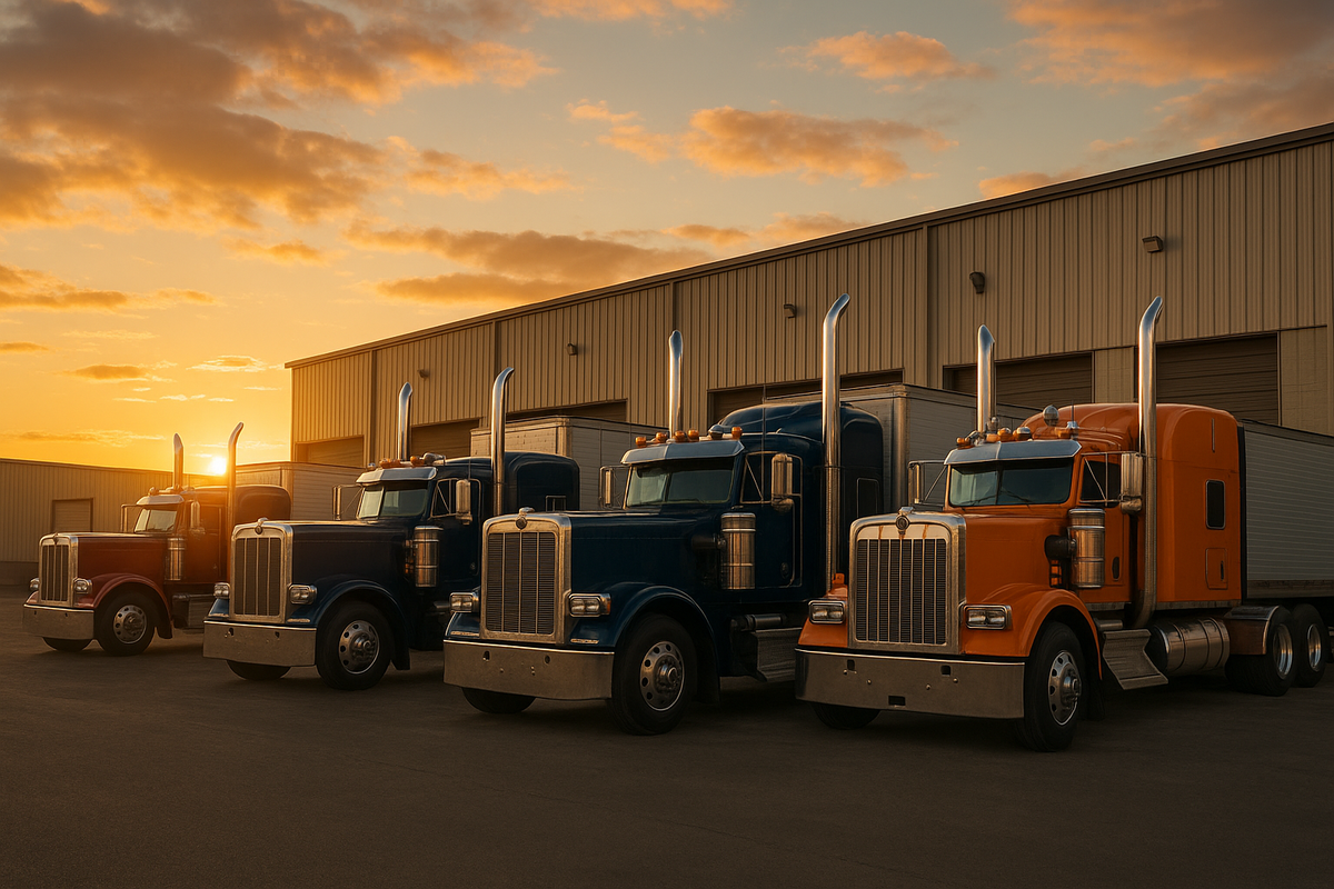 AI-powered freight trucking operations