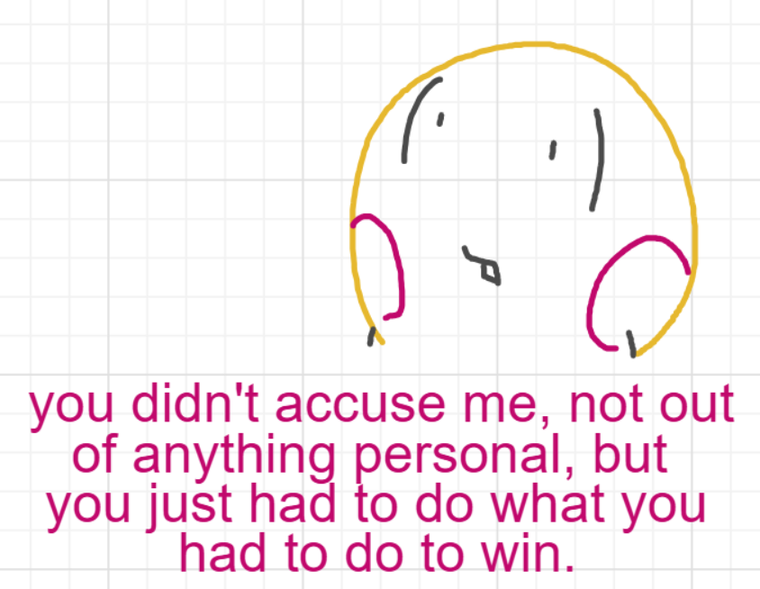 A panel from You're In Danger, Boy, episode seven of the Board Boards object show by Furretwalk/WalkingFurret.