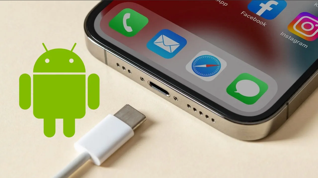 ¿Qué pasa si cargas tu iPhone 15 con un cable USB-C de Android?