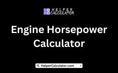 Engine Horsepower Calculator