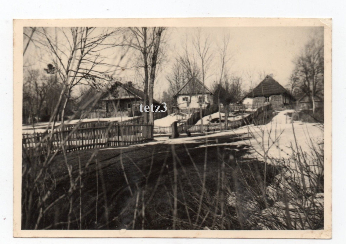 Polen Dynow Dynów b.Sanok Hütte Straße Dienststelle