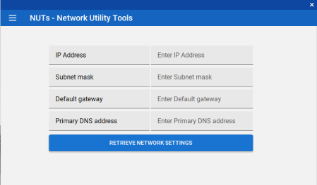 NUTs-Network Utility Tools 2.1