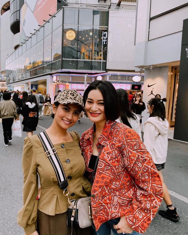 Kebersamaan Vanessa Angel Bersama Cucu Kakek Sugiono, Lena Henza