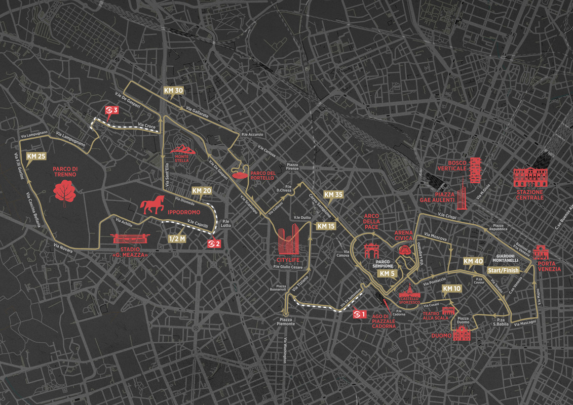 planimetria percorso MM20 - A3