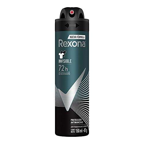 Amazon: Rexona Antitranspirante Men Invisible En Aerosol 90 G 
