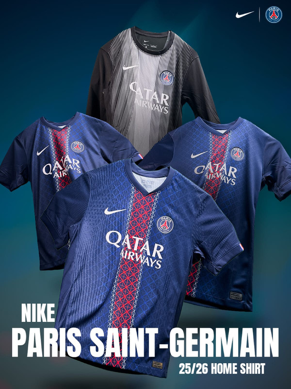 Paris Saint-Germain 2025-26 Home Jersey Player Version
