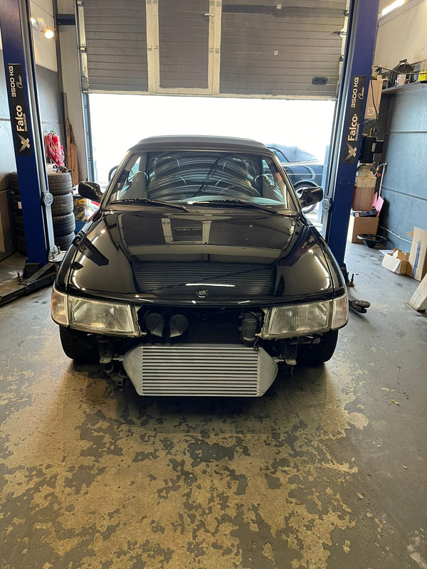 intercooler gemonteerd