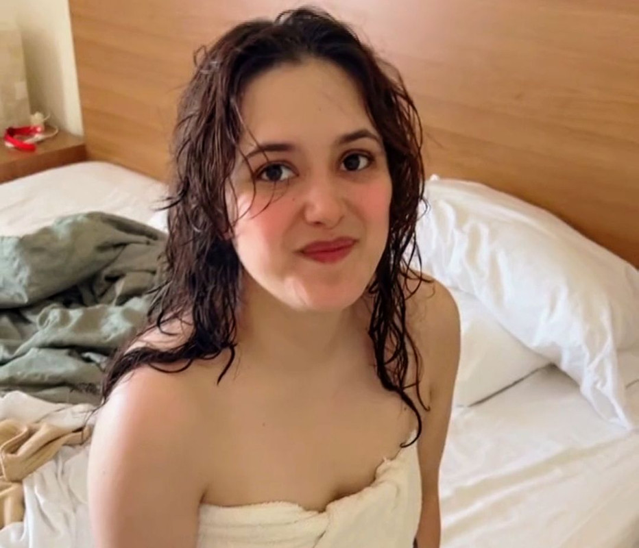 Russian girl sucking white dick too much