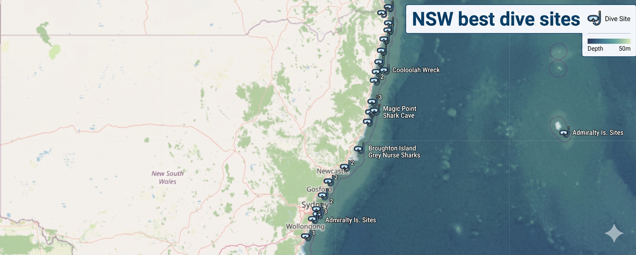 Best Places to Dive in NSW: A Region-by-Region Guide to Diving New South Wales