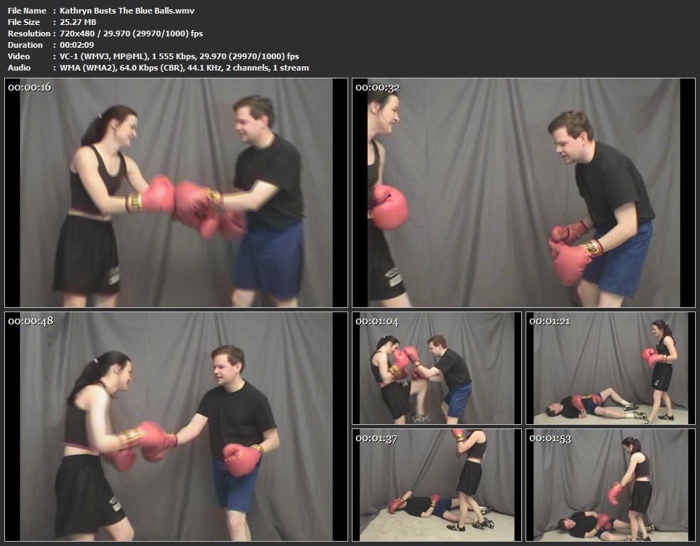 Kathryn Busts The Blue Balls