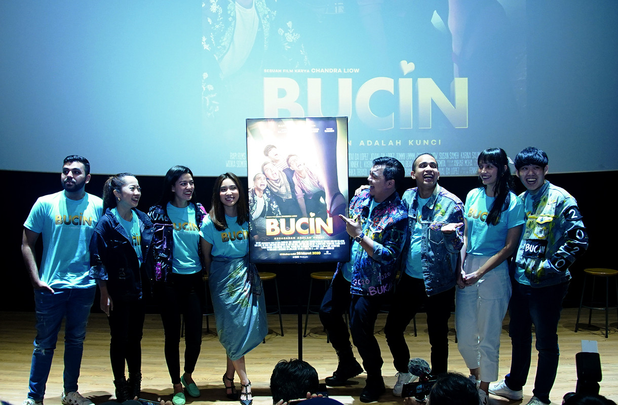 Rapi Films rilis trailer dan poster film terbarunya dengan judul Bucin di CGV FX Sudirman, Senin (25/2/2020)