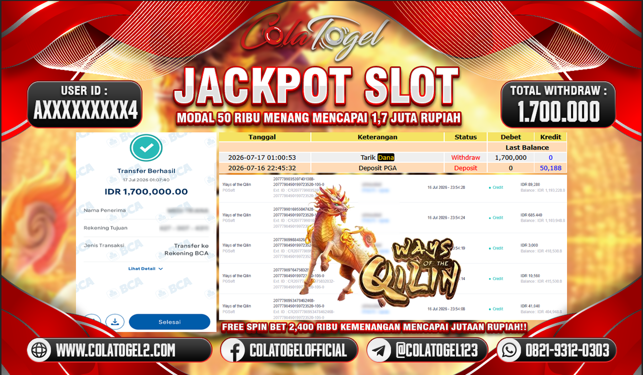 JACKPOT SLOT GACOR!!