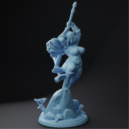 Thitania the Barbarian v2 – 3D Print Model