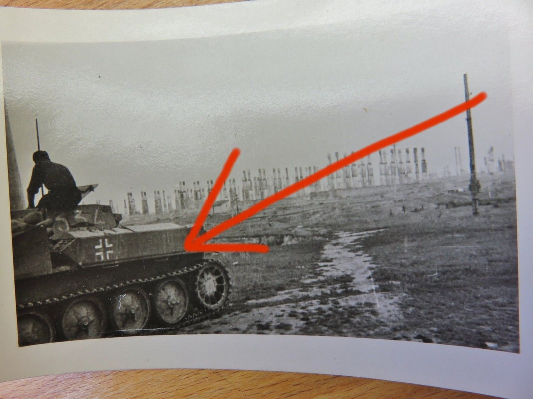 Foto Wehrmacht Panzer II Ausf. L (Luchs) mit Sch