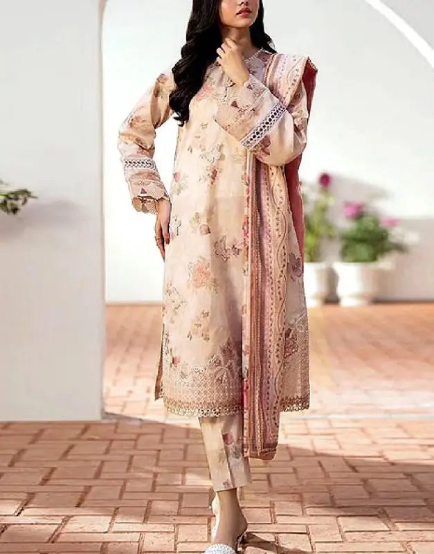 Digital All-Over Print Lawn Dress 2025 with Lawn Dupatta