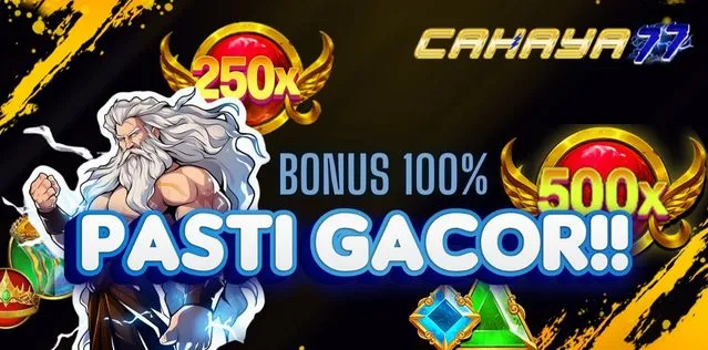 CAHAYA77 $ Situs Game Slot Online With Bonus 100% For New Member Tanpa TO