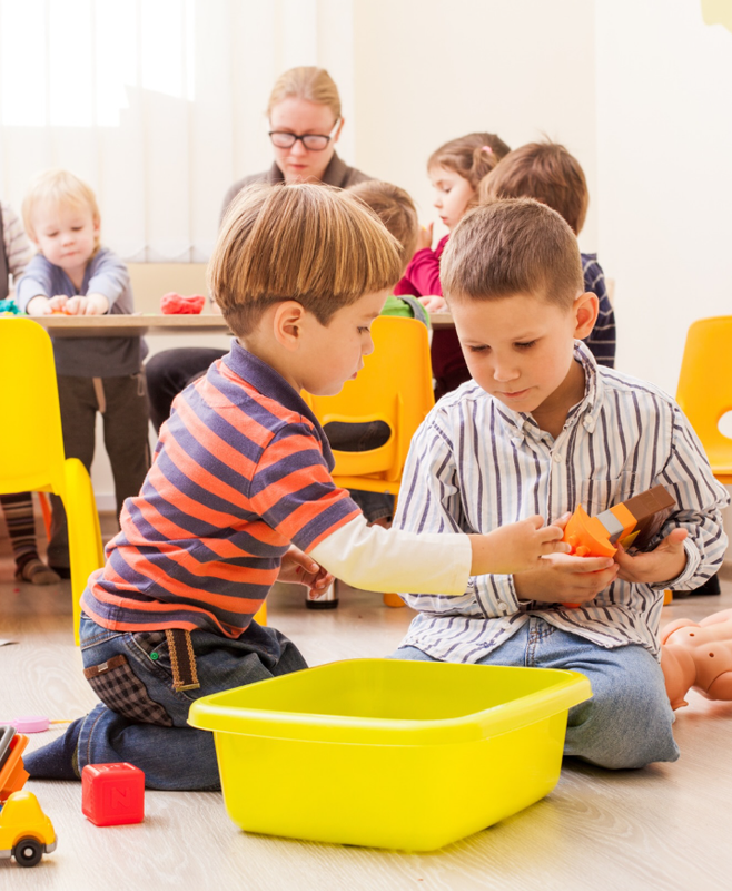 Learning centers at 1st Step Learning Academy