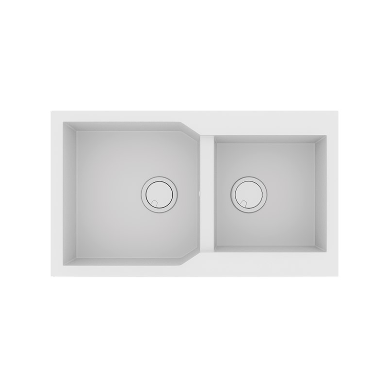Νεροχύτης Συνθετικού Γρανίτη Sanitec Ultra 804 86x50