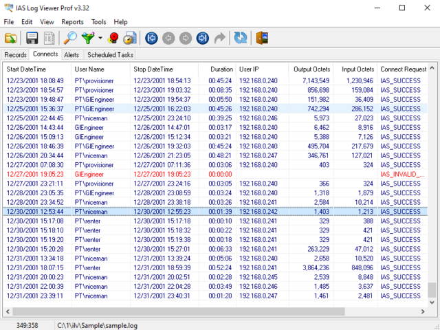 IAS Log Viewer Professional 3.49