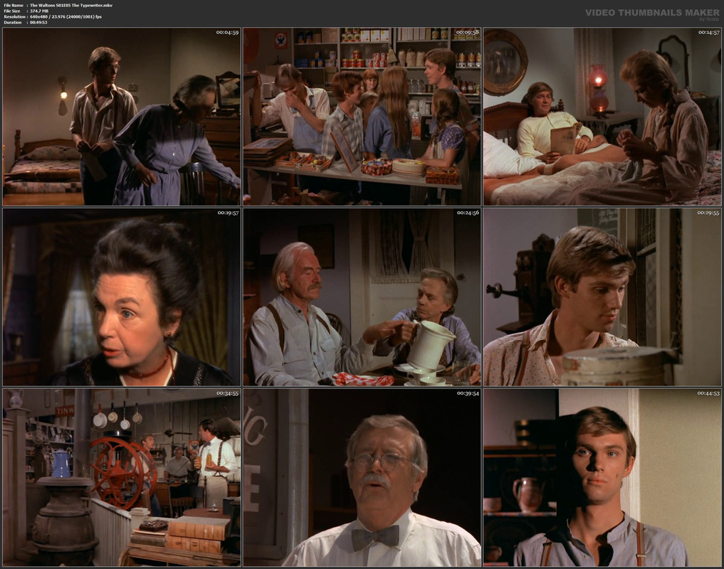 The Waltons S01E05 The Typewriter.mkv