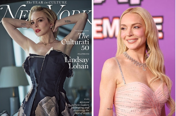 Lindsay Lohan Sparks Frenzy With 6 Of Her 15 Tattoo Reveal And Brad Pitt Confession On Coveted Cover