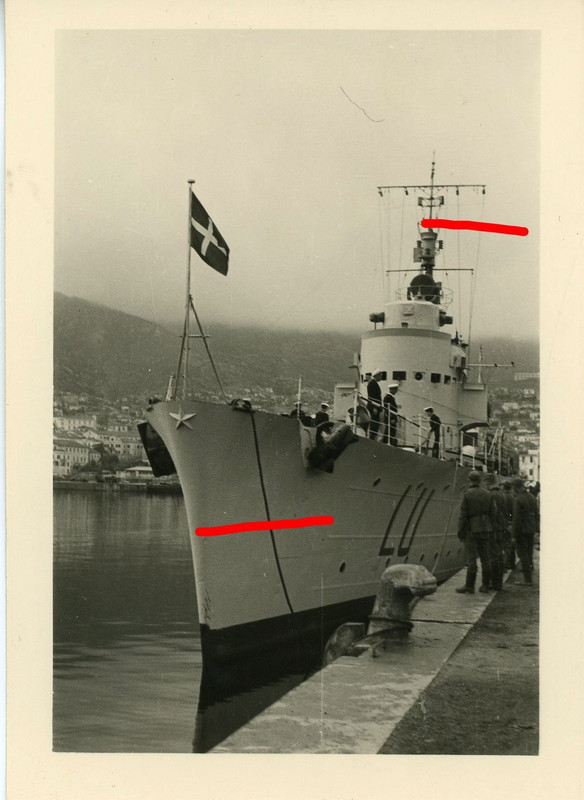 KM Schiff Zerstörer Marine italien Foto