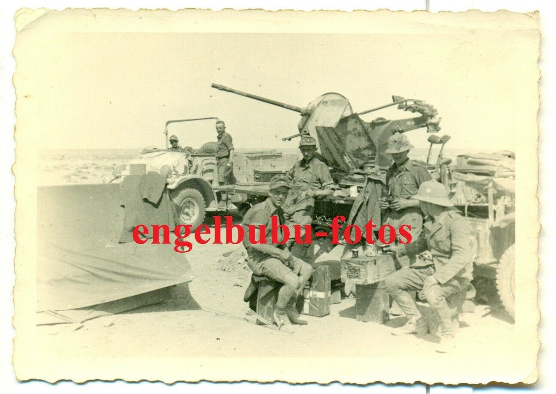 TOBRUK (1941) - FAHRZEUG - KÜBELWAGEN - FLAK - GESCHÜTZ