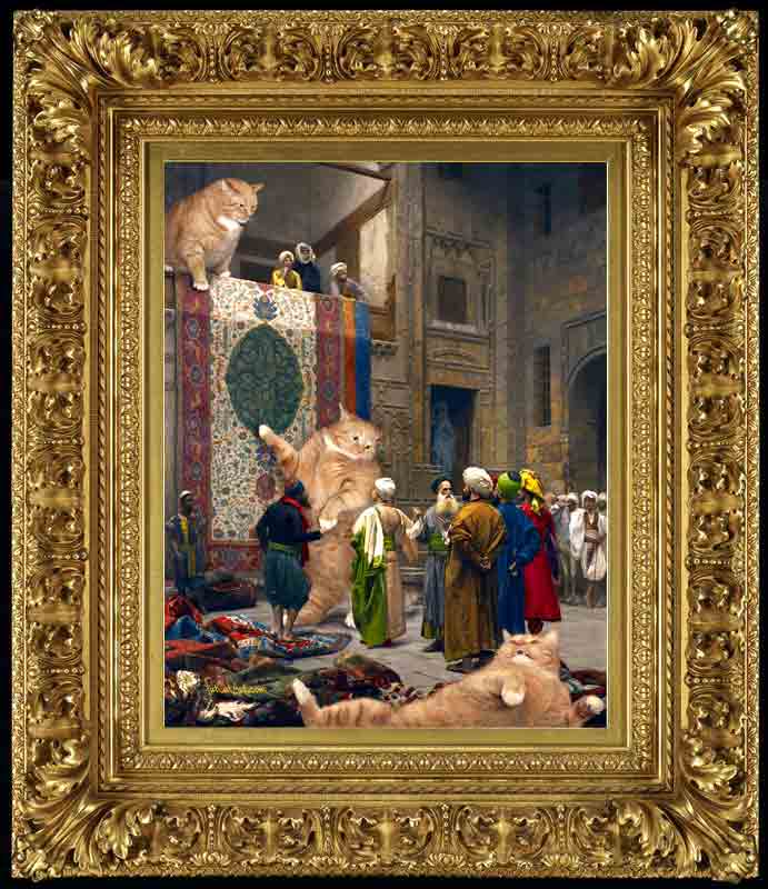 1-Catsn-Carpets-museum-framed-w