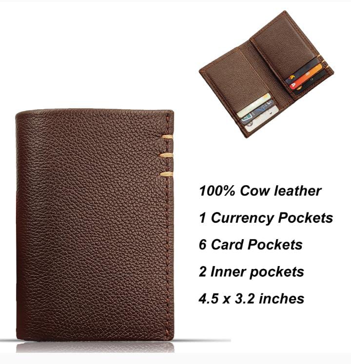 Leather Wallet Open View