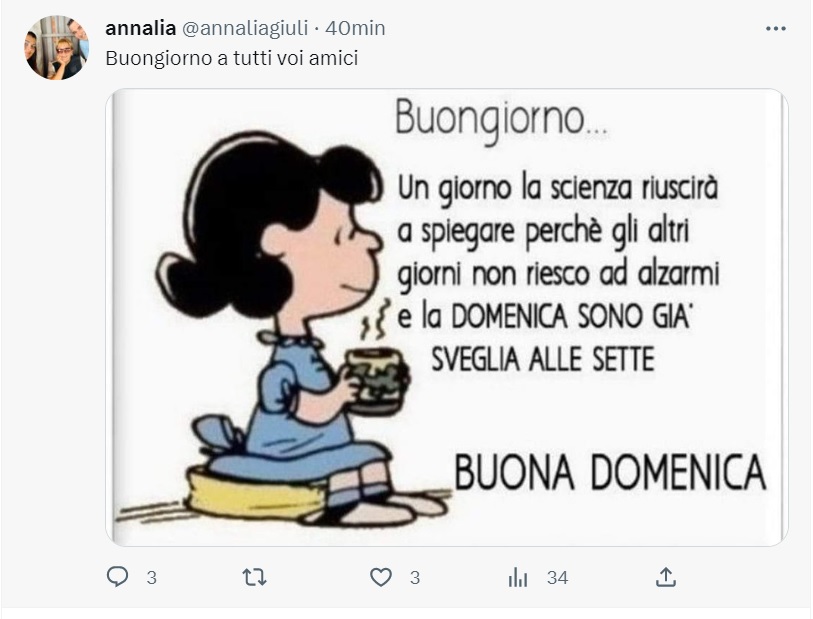 buongiorno domenica 2